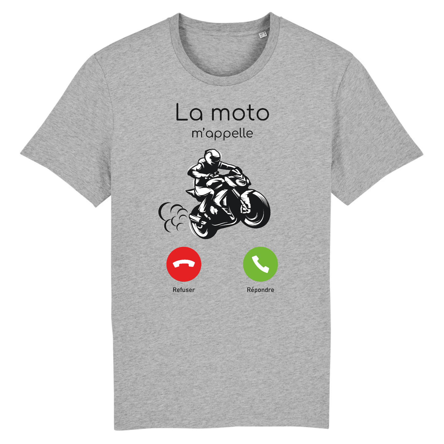 Tee shirt La Moto M'appelle XS / Gris