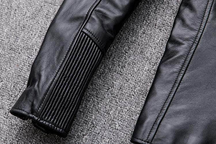 Veste Cuir Noir Homme Vintage