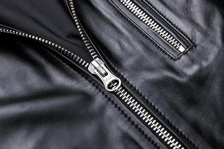 Veste Cuir Noir Homme Vintage