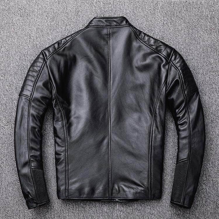 Veste Cuir Noir Homme Vintage