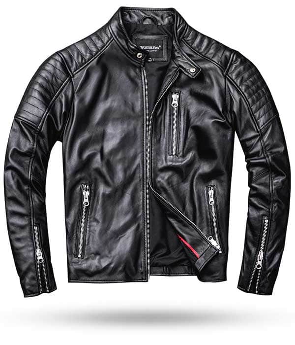 Veste Cuir Noir Homme Vintage S