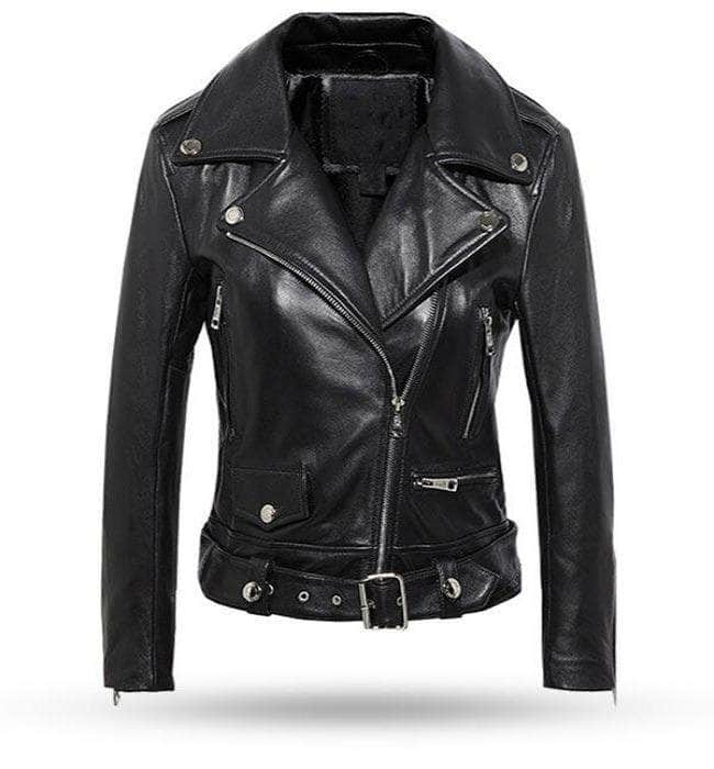 La veste moto en cuir noir | Icône | Manteaux de Cuir et Suède pour Femme Automne-Hiver 2019 La veste moto en cuir noir | Icône | Manteaux de Cuir et Suède pour Femme Automne-Hiver 2019