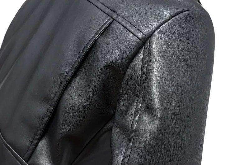 Veste Simili Cuir Femme Noire | Mr.Biker