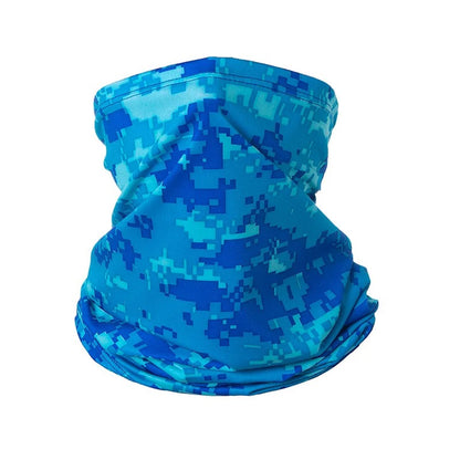 Tour de cou - Camouflage Pixel Bleu - Mr. Biker