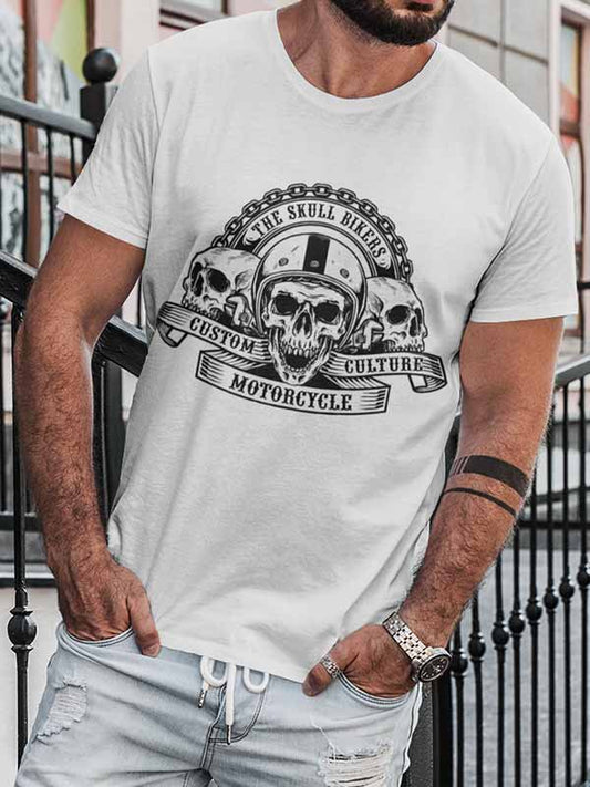 T-shirt Biker - Skull Biker - Mr. Biker