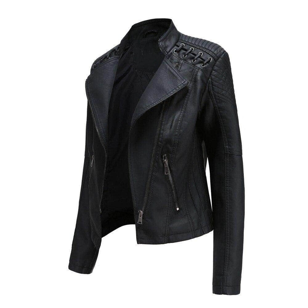 Veste cuir best sale biker femme