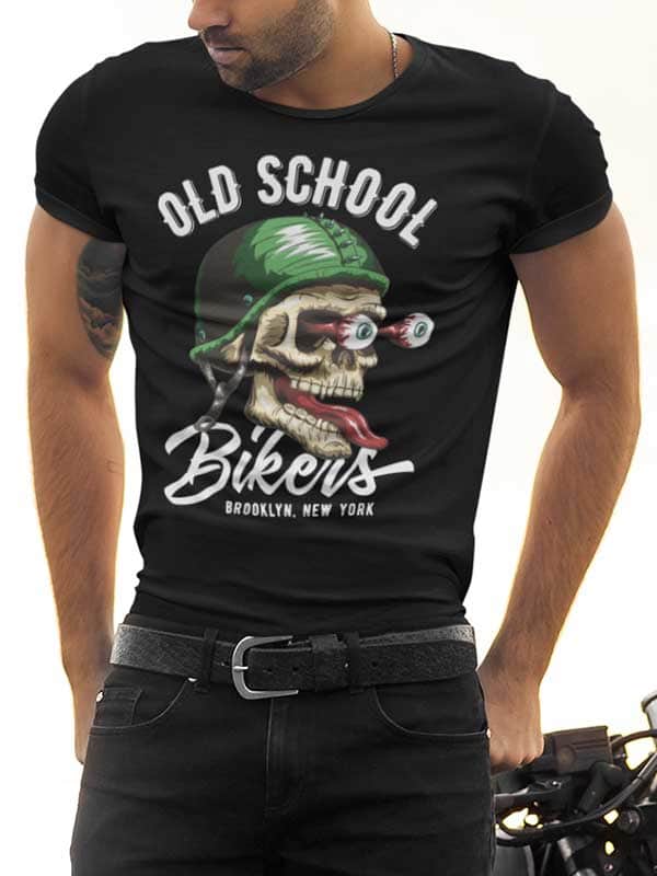 T-shirt Biker - Old School Biker - Mr. Biker