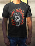 T-shirt Biker <br>Biker Tête de Mort