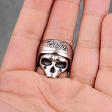 Bague Biker <br>Casque Ride Life