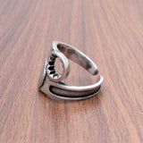 Bague Biker <br>Clef Plate