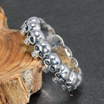 Bague Biker <br>Crâne Biker (Argent)