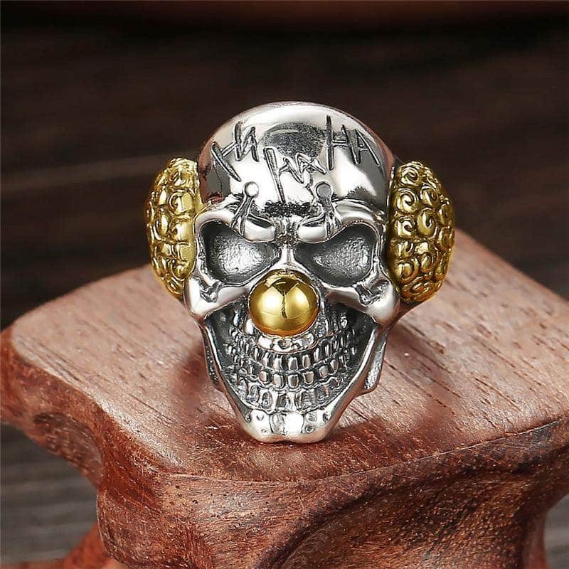 Bague Biker - Clown Tueur (Argent) - Mr. Biker