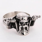 Bague Biker Acier