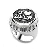 Bague Capsule Bière 54 / Argent