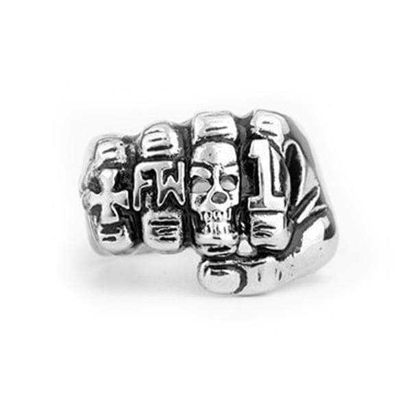 Bague Coup de Poing 11 / Argent