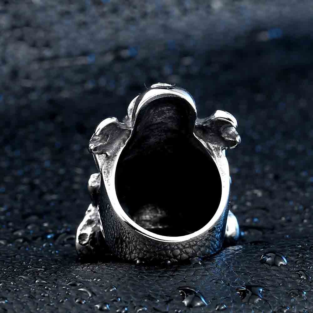 Bague Biker Moteur Style pour homme Mr. Biker