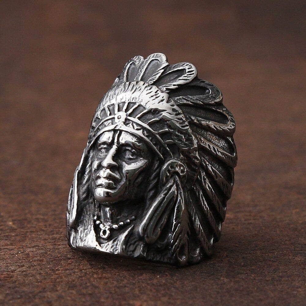 Bague Tête d'Indien