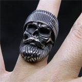 Bague Tête de Mort Barbu