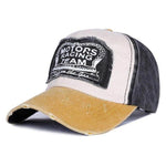 Casquette Motor Racing Team Jaune et Noir