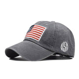 Casquette Trucker USA Gris