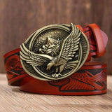 Ceinture Biker Homme | Mr.Biker Boucle en bronze 3 / 100 cm
