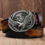 Ceinture Biker Homme | Mr.Biker Boucle en bronze 4 / 100 cm