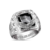 Chevalière Aigle 60 / Aigle Argent