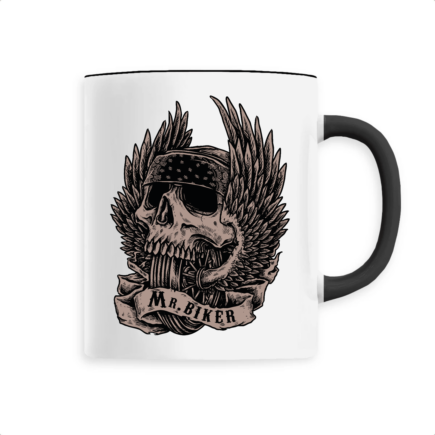 Mug Crâne Unique / Noir