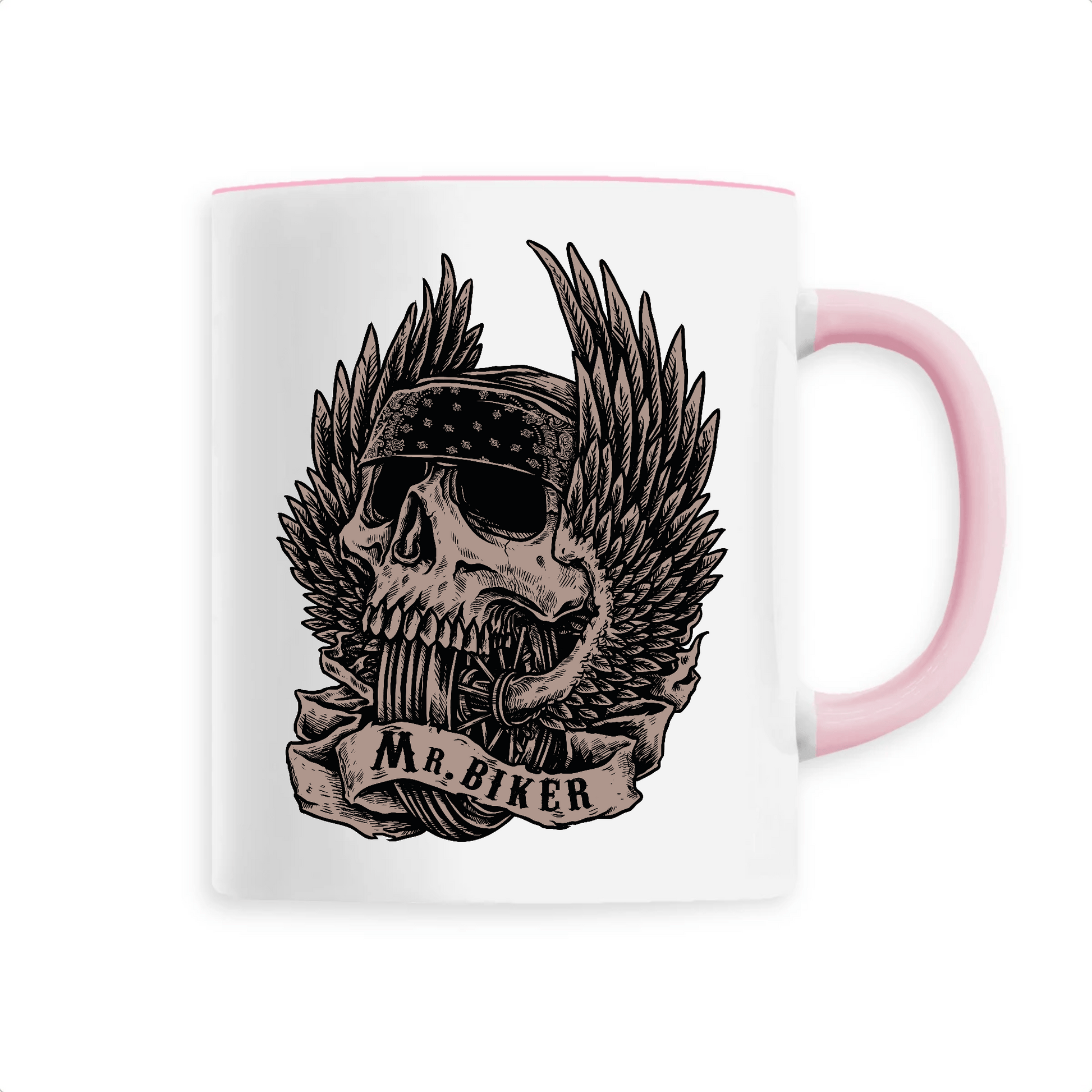Mug Crâne Unique / Rose