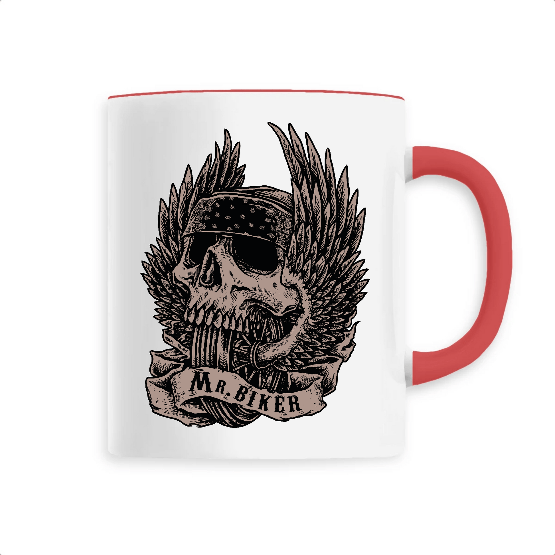 Mug Crâne Unique / Rouge
