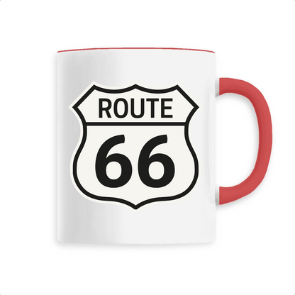 Mug Route 66 Unique / Rouge