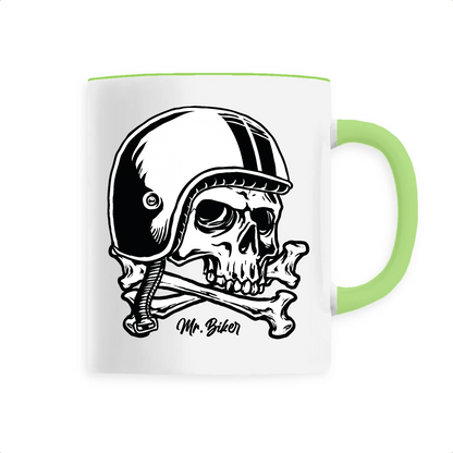 Mug Tête de mort Unique / Vert