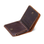 Portefeuille Cuir Marron Homme