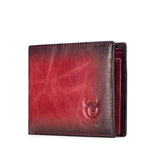 Portefeuille Cuir Rouge