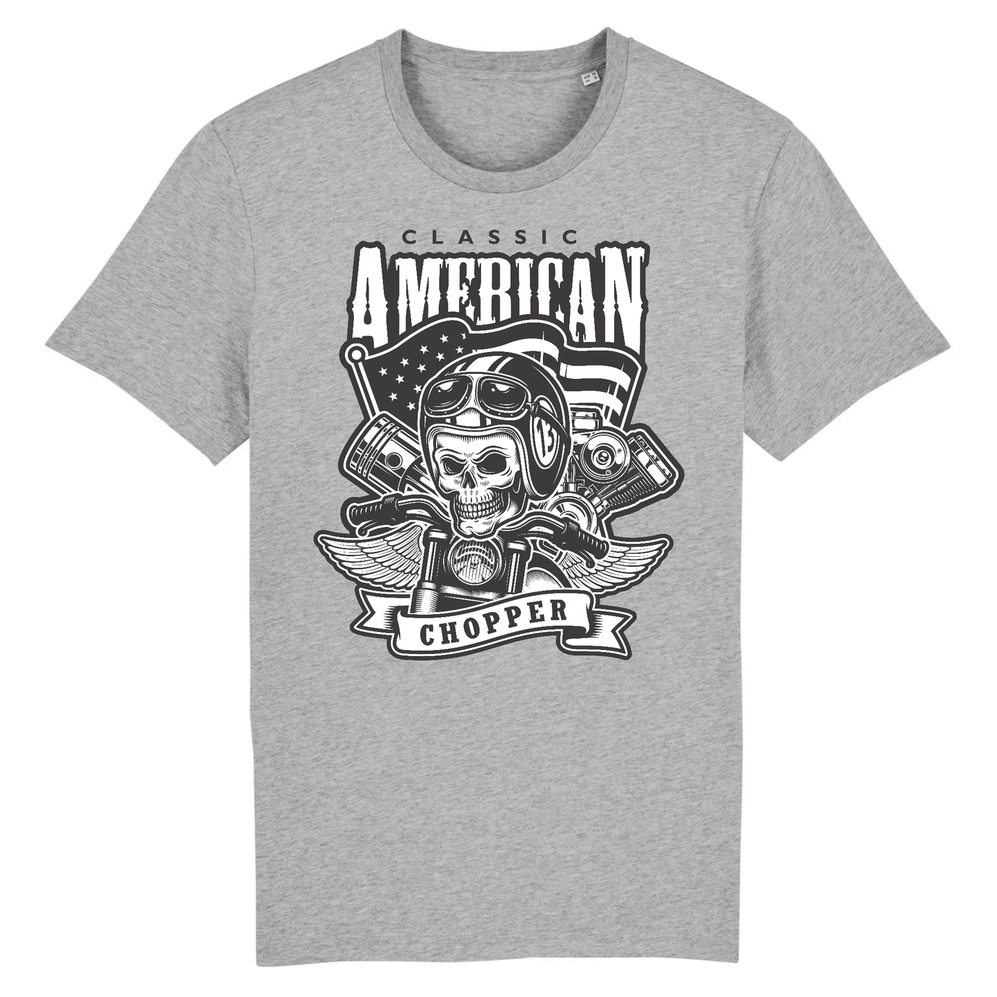T-shirt American Chopper | Mr.Biker XS / Gris