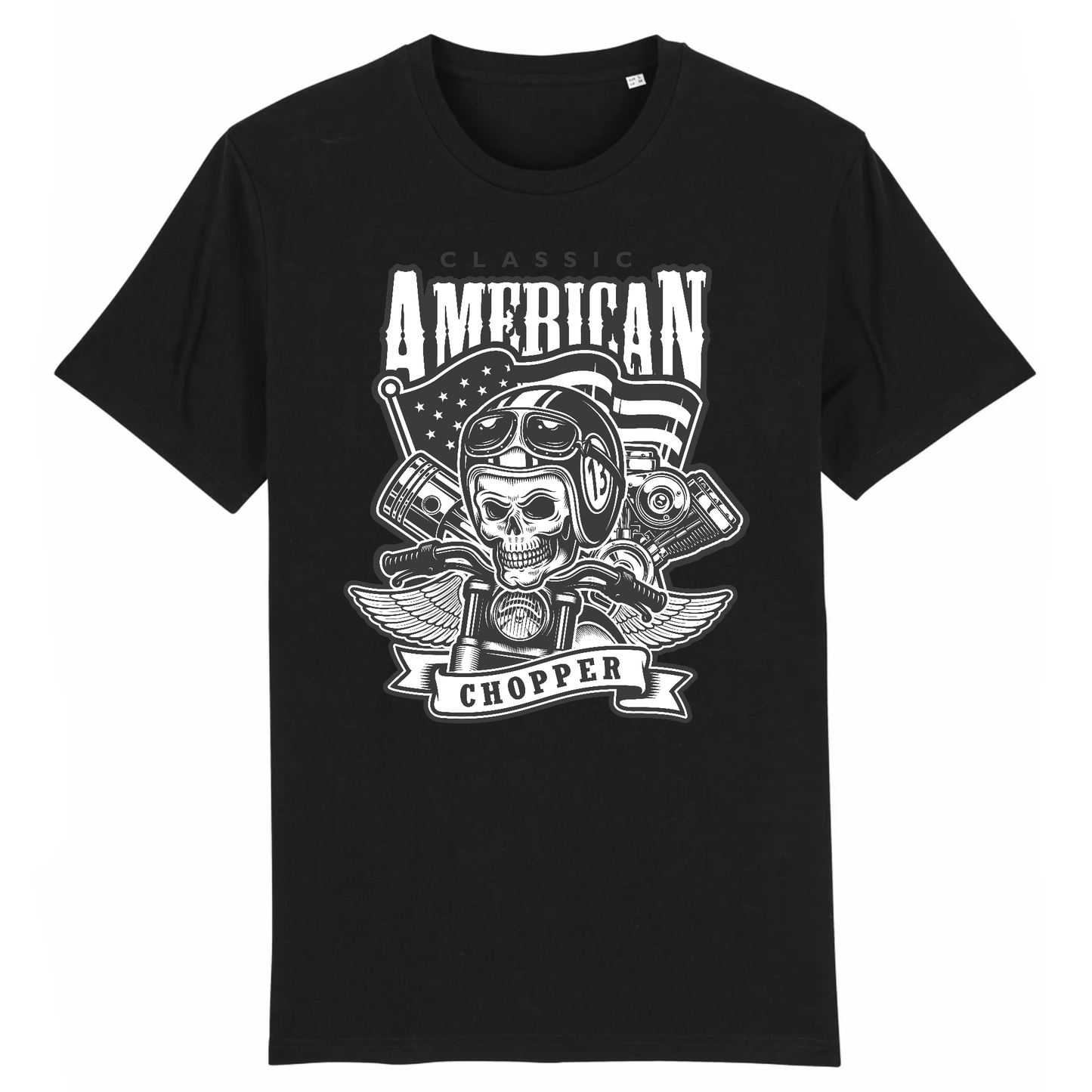 T-shirt American Chopper | Mr.Biker XS / Noir