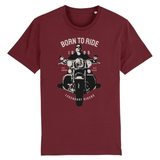 T-Shirt Biker Born To Ride | Mr.Biker XS / Bordeaux