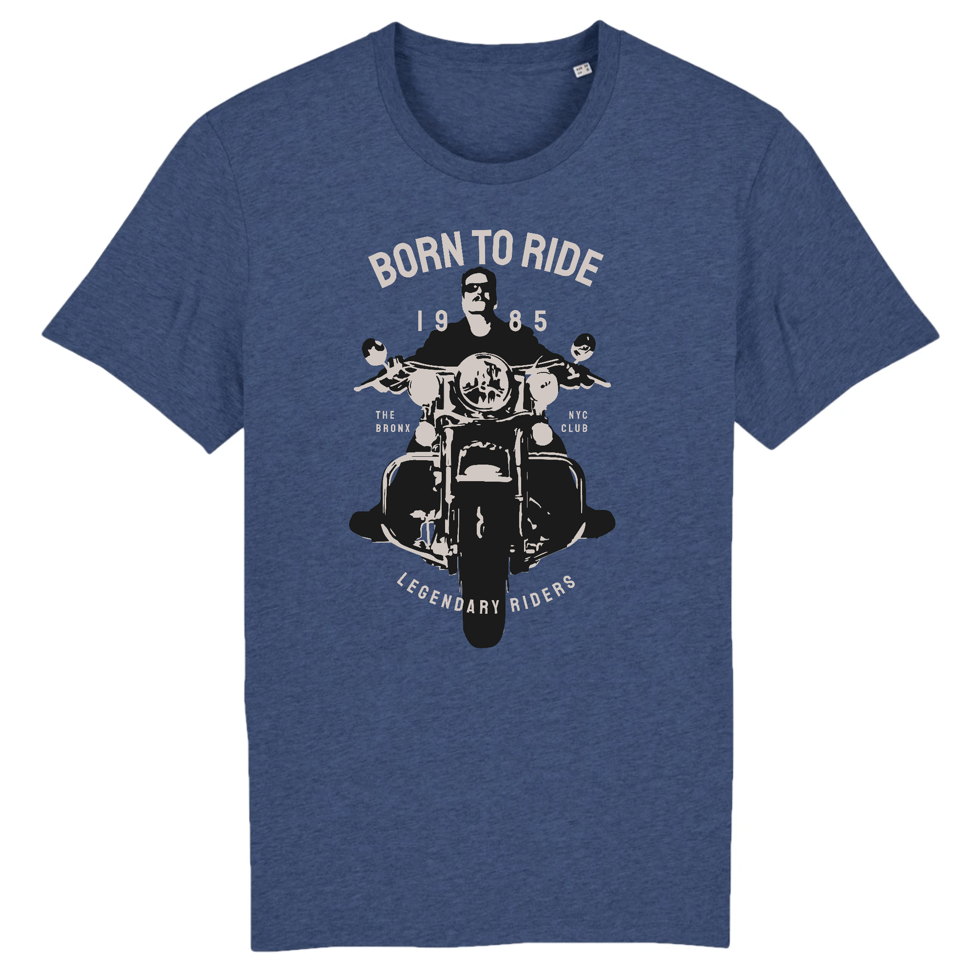T-Shirt Biker Born To Ride | Mr.Biker XS / Indigo