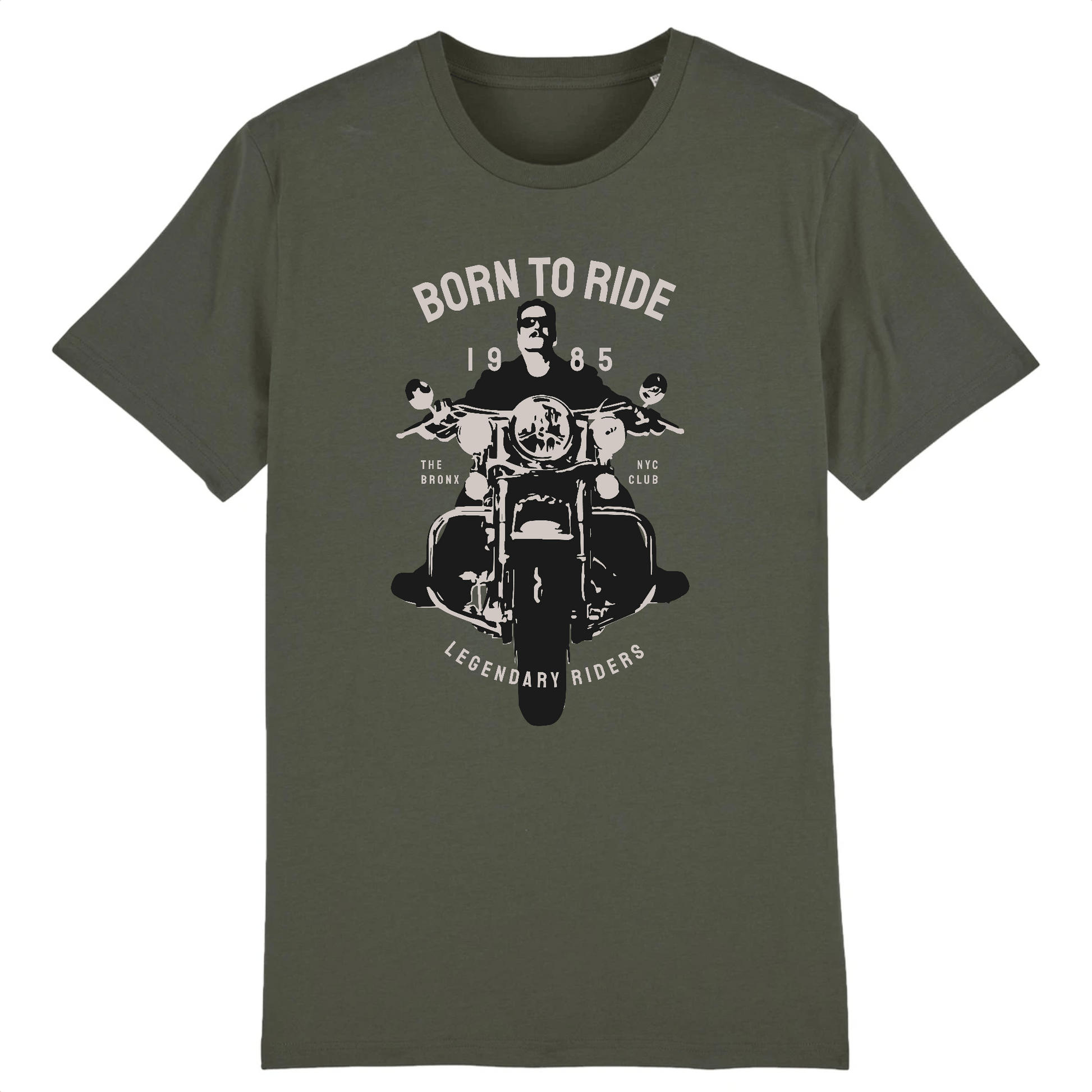 T-Shirt Biker Born To Ride | Mr.Biker XS / Kaki