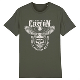 T-shirt Biker Skull | Mr.Biker XS / Kaki