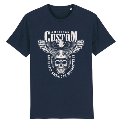 T-shirt Biker Skull | Mr.Biker XS / Marine