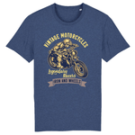 T-shirt Biker Vinatge | Mr.Biker XS / Indigo