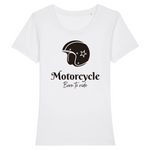 T-shirt Femme Biker | Mr.Biker XS / Blanc