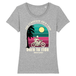 T-shirt Motarde Born To Ride | Mr.Biker XS / Gris