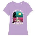 T-shirt Motarde Born To Ride | Mr.Biker XS / Lavande