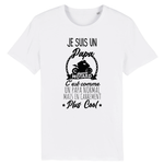 T-shirt Papa Motard XS / Blanc