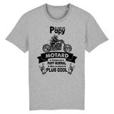 T-shirt Papy Motard XS / Gris