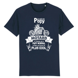 T-shirt Papy Motard XS / Marine