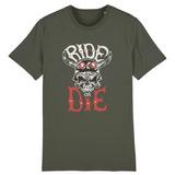 T-shirt Ride or Die | Mr.Biker XS / Kaki