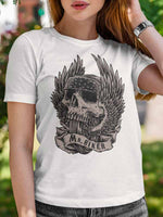 T-shirt Tête de Mort Femme | Mr.Biker